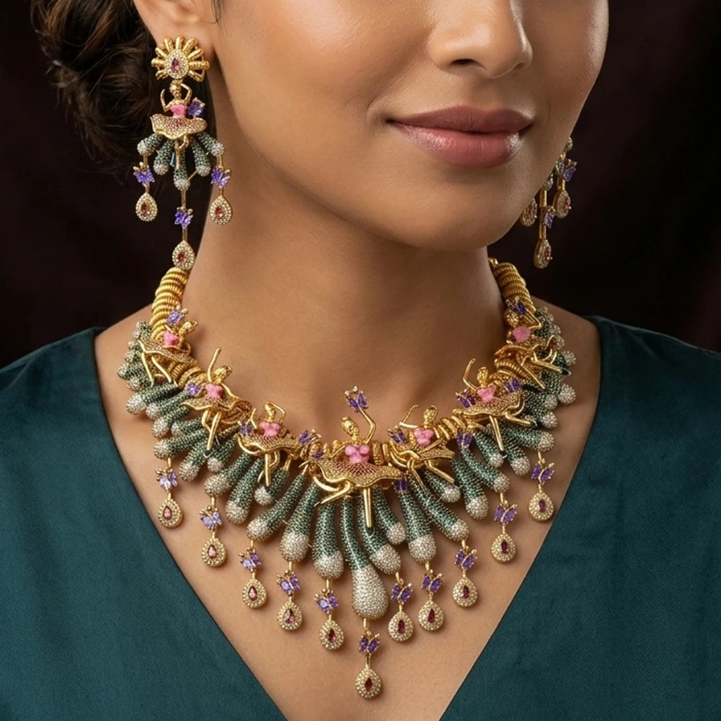 Elegents' Dancing Diva Statement Neckset